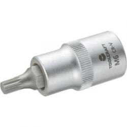TOOLCRAFT Dugókulcs betét 12, 5 mm (1/2), sokfogú bittel M6, hossz: 55 mm, TOOLCRAFT (816086)