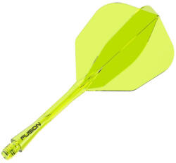Winmau Fluturas si tija darts Winmau Fusion galben neon, No6 si tija scurta (8821)
