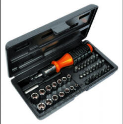 avit Racsnis bit készlet, racsnis csavarhúzó készlet és dugókulcs készlet 1/4 (6.3 mm) 57 mm AVIT AV07030 (AV07030)