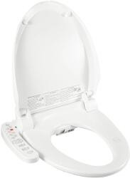 Intelligens WC-ülőke, fűtött kialakítás, fokozott biztonsági funkciók, FEHÉR, 220 V, EU csatlakozó