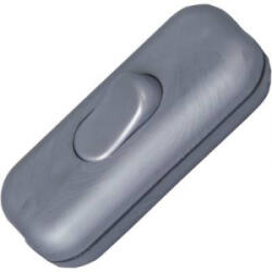 Kopp 191320086 Zsinórkapcsoló törésgátlóval Ezüst 1 x KI/BE 2 A 1 db (191320086)