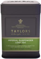 Taylors of Harrogate Imperial Gunpowder zöld tea, Taylors of Harrogate, fémdoboz, szálas levelű tea, 125 g