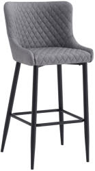 Tempo Bárszék, szürke/fekete, CEZARIA - pepita