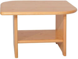 Komforttéka Tibi Csepp Dohányzóasztal - Tömör Borovi Fenyő