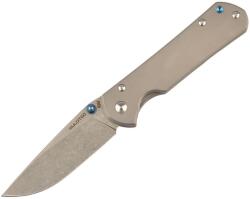  Kés, Dulotec K904, acél M390, összecsukható, mindennapi használatra, titánium markolat