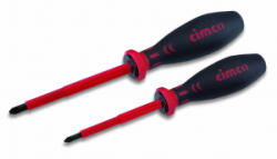 CIMCO Csavarhúzó készlet VDE 2 részes Egyeneshornyú, Kereszthornyú Pozidriv (117750) (117750)