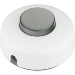 inter Bär 1 pólusú lábkapcsoló, 2 A 250 V/AC, fekete (fehér) (5062-501.01)