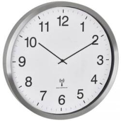 TFA (60.3548. 02) Rádiójel vezérlésű Falióra 508 mm x 65 mm Fehér, Ezüst Nagy kijelző (60.3548.02)