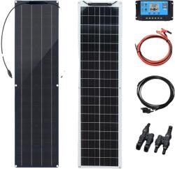  Rugalmas napelemes panel, nagy hatékonyság 24%, könnyű kialakítás, 19, 8 V 50W