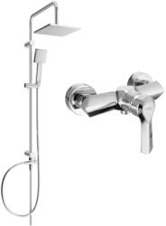 Mexen Sabre Króm Zuhany Szett - Fali Szerelés (5907709181489)