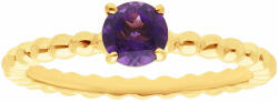  Arannyal Bevont Ezüst Gyűrű Marokkói Ametiszttel, XGK159/54