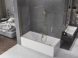Mexen Velar Kádparaván 2 részes csúszó 170 x 150 cm, átlátszó nano, arany - 896-170-000-01-50 Kádparaván (5905315221032)