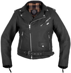  Férfi bőrkabát W-TEC Brineo matt fekete 6XL