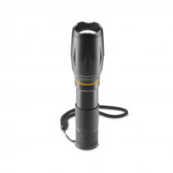 Hama W200 LED zseblámpa, elemekkel, zoommal, COB, alumínium, 3 üzemmód (00228620) (00228620)