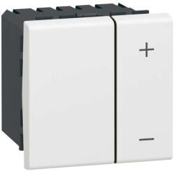 Legrand 078407 Program Mosaic 2 vezetékes 400W 2 modulos fehér univerzális fényerőszabályzó (078407) - pepita