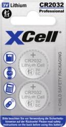 XCell Gombelem CR 2032 3 V 2 db 220 Lítium (150539) (150539)