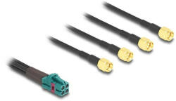 Delock Mini FAKRA Z quad kábel anya - 4 db. SMA B-típusú apa (90142) - pepita
