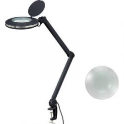 TOOLCRAFT 2178611 LED nagyító lámpa fekete 5 '' 127 mm-es, 8D szorítóval (2178611)