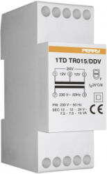 Wallair Csengő transzformátor 12 V, 24 V (1TDTR015/DDV15VA) (1TDTR015/DDV15VA)