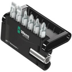 Wera Bit-Check 7 Universal 4 05135810001 Bit készlet 7 részes Kereszthornyú Phillips, Kereszthornyú Pozidriv, TORX (05135810001)