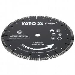 TOYA Disc diamantat taiere beton, uscat -umed, 400x25.4 mm Disc de taiere