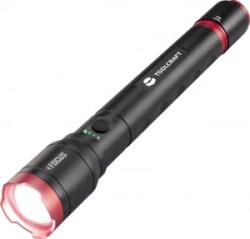 TOOLCRAFT Kézilámpa Li-ion akkuk, vagy elemes működés Állítható, Beállítható pontnagyság, Stroboszkóp üzemmóddal, USB csatlakozóval (TO-9927687)