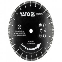 TOYA Disc diamantat taiere beton, uscat -umed, 350x25.4 mm Disc de taiere
