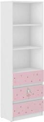  B3 könyvespolc fiókokkal - hercegnő 180x60x30 cm