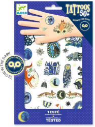 Djeco: Design by Tetováló matricák - Éjszaka tükröződései - Nighttime Reflections (DJ09618)