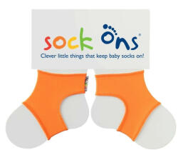 Sock on Sock ons - zoknitartó 6-12hó narancssárga (SOCKO0008)