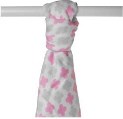 Xkko pamut-bambusz kifogó - 90*100 cm - Skandinávia Pink (BMB090041)