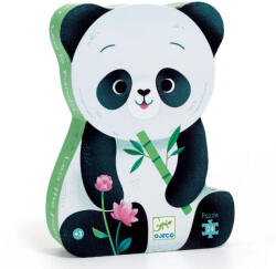 DJECO Formadobozos puzzle - Pici Panda Cuki - Leo the panda (24 db) (DJ07282)