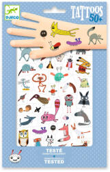 Djeco: Design by Djeco Design by Tetováló matricák - Cukik és viccesek - Little critters (DJ09911)