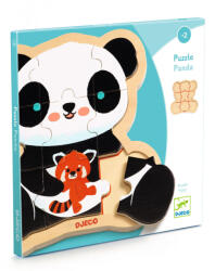 DJECO Fa puzzle - Panda, 9 db-os - Puzzlo Panda (DJ01821) - mamamibolt