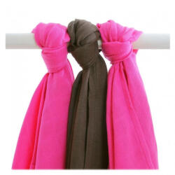 XKKO bambusz tetra pelenka - Rózsaszín-csokoládé mix (BMB070018)