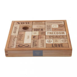 Wooden Story Peace and Love építőkocka 29 db (WS07)