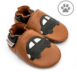Liliputi puhatalpú cipő Paws Black Car - Méret S (LILSHOESPAWSBCS)