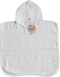 Xkko bambusz poncho - fehér méret : 1 (BMBPN1401)