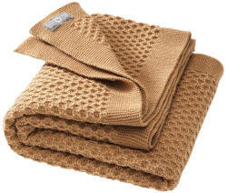 Disana merinói gyapjú méhsejt baba takaró - karamel (5114421001)