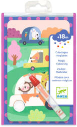 DJECO Djeco Vízzel színező készlet - Utazások - On the road (DJ09074)