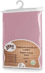 XKKO gumis lepedő, 120x60, Baby Pink (BMBSH6002)