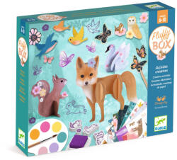 DJECO Kreatív műhely - 6 technika 1 dobozban - Bájos bolyhos - Fluffy box (DJ09329) - mamamibolt
