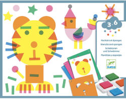 DJECO Djeco Stencil sablonos képalkotás - Tipi-tapi - Dib dab (DJ09899)