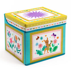 Djeco: Little Big room Játéktároló ülőke - Tavaszi hangulat - Caravan (DD04488)