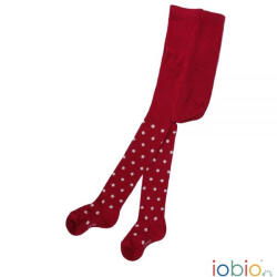 Popolini Iobio - Bordó pöttyös harisnyanadrág (94200-34-40362)