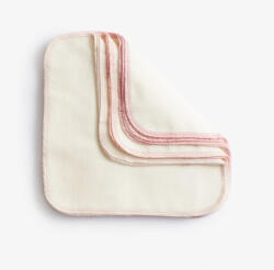 Imse mosható törlőkendők, popstörlő biopamut 10 db - Pink (IV120087)