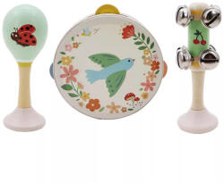 Ritmushangszerkészlet 3 db-os - madárkás (FK9558B)