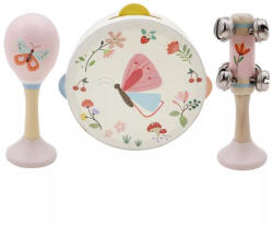 Ritmushangszerkészlet 3 db-os - pillangós (FK9558A)