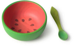 Oli&Carol tál és kanál szett - Wally a dinnye (W-BOWL-WATERMELON)