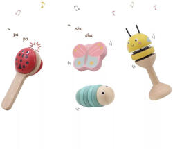 Ritmushangszerkészlet 4 db-os - méhecskés (FK9560)